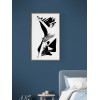 Threesome. Modern abstract painting New Media canvas print, signed and numbered